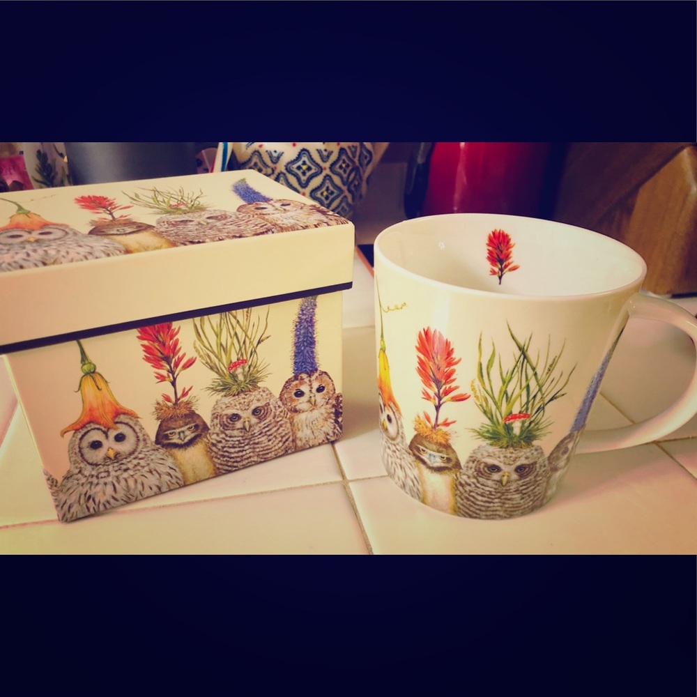 Owl Mug, new bone china (13.5 oz)